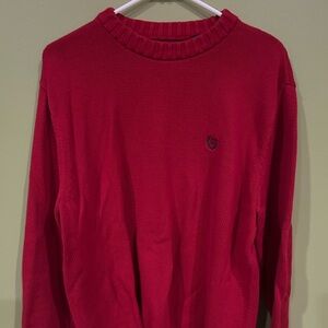 Chops by Ralph Lauren, men’s red sweater.